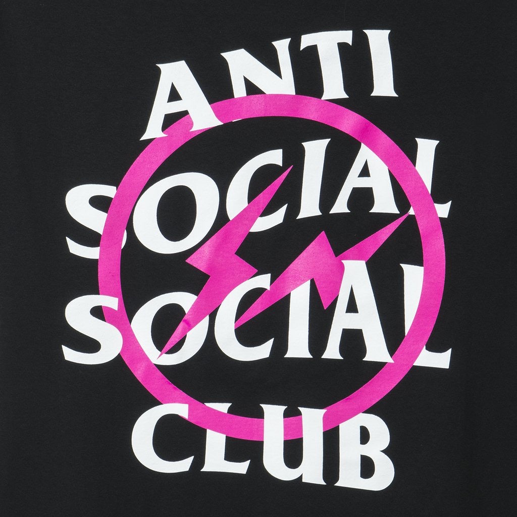 Anti Social Social Club x Fragment Pink Bolt Tee