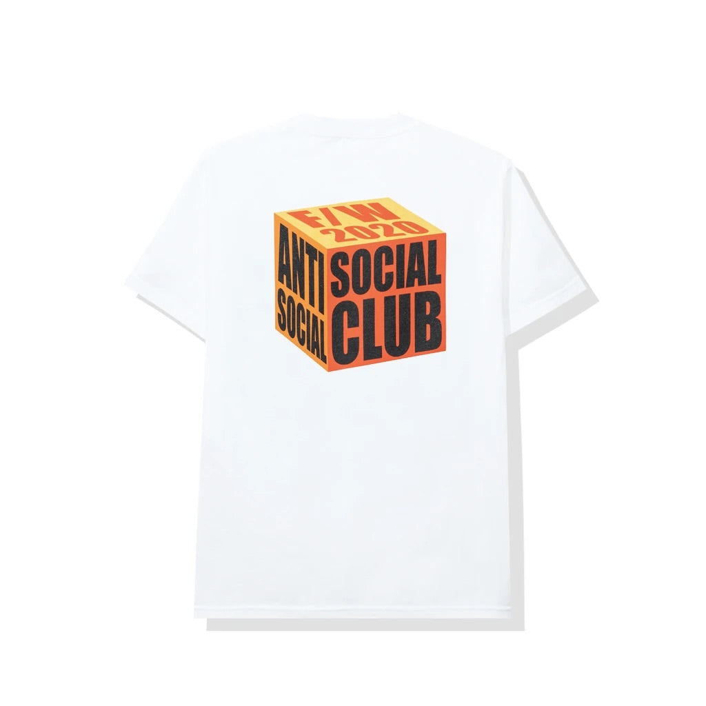 Anti Social Social Club  I Wish I Was Wrong Gold & White Tee