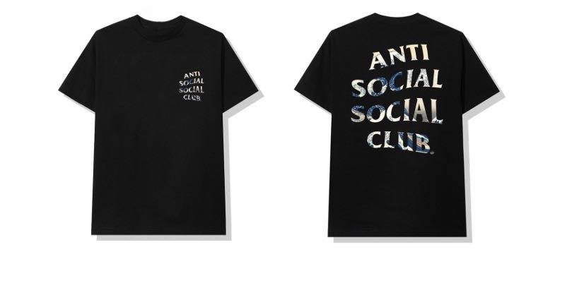 Anti social social club Tonkotsu Black Tee