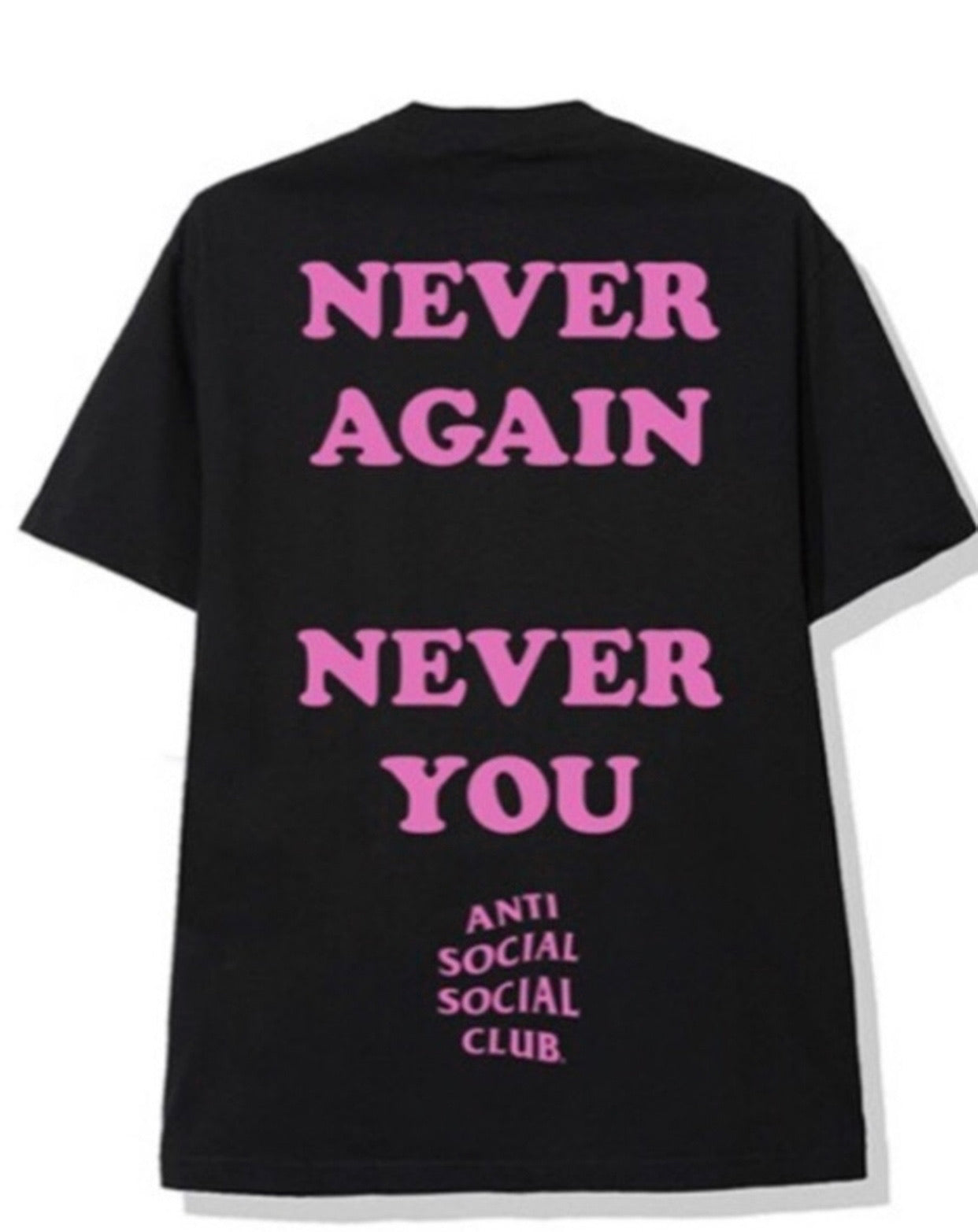 Anti Social Social Club Never Again Never You Black Tee