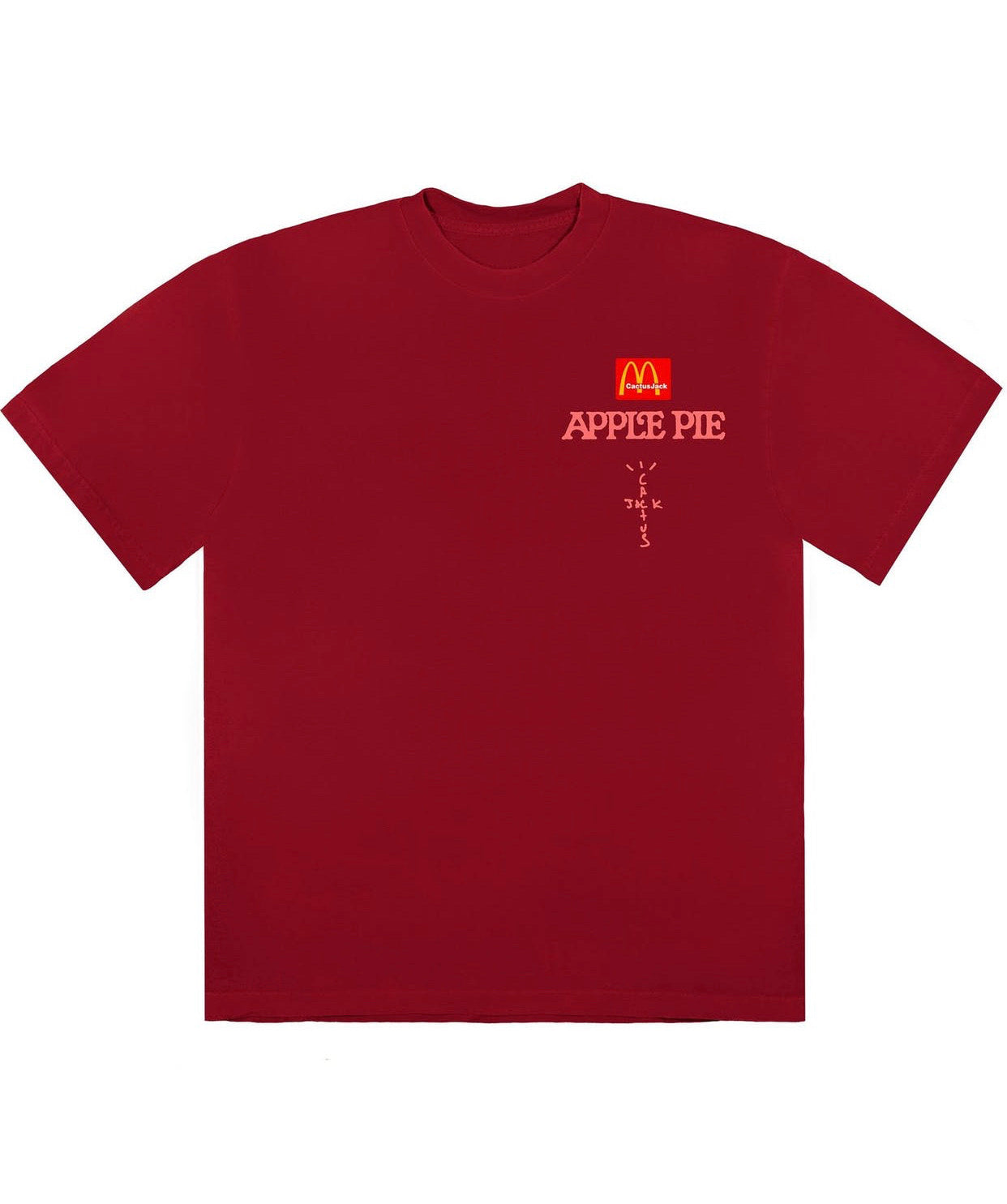 Travis Scott x McDonald’s Apple Pie Red Tee
