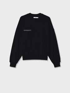 Pangaia Organic Cotton Oversized Sweatshirt - Black