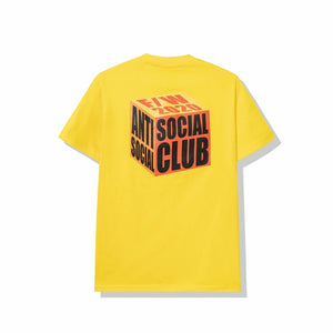 Anti Social Social Club  I Wish I Was Wrong Gold & White Tee